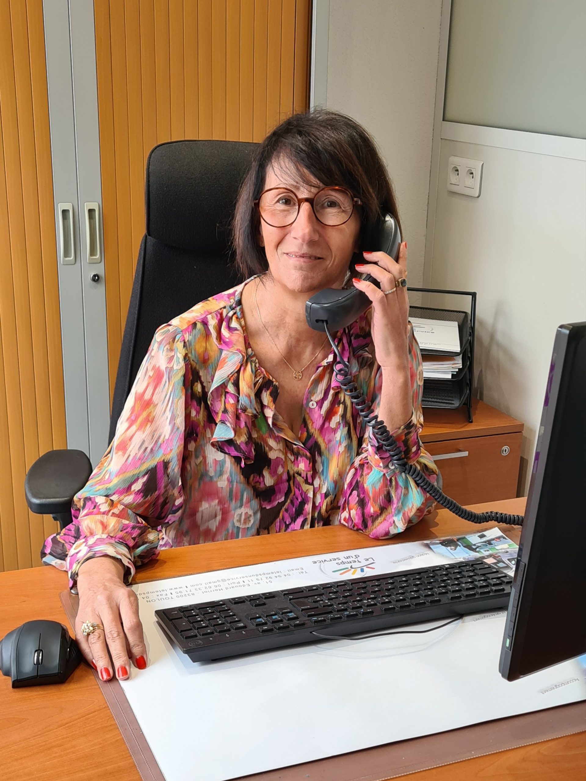 Nora, notre responsable des plannings